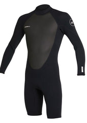 ONeill Mens Reactor II 2mm Back Zip Long Sleeve Spring Suit S / Black