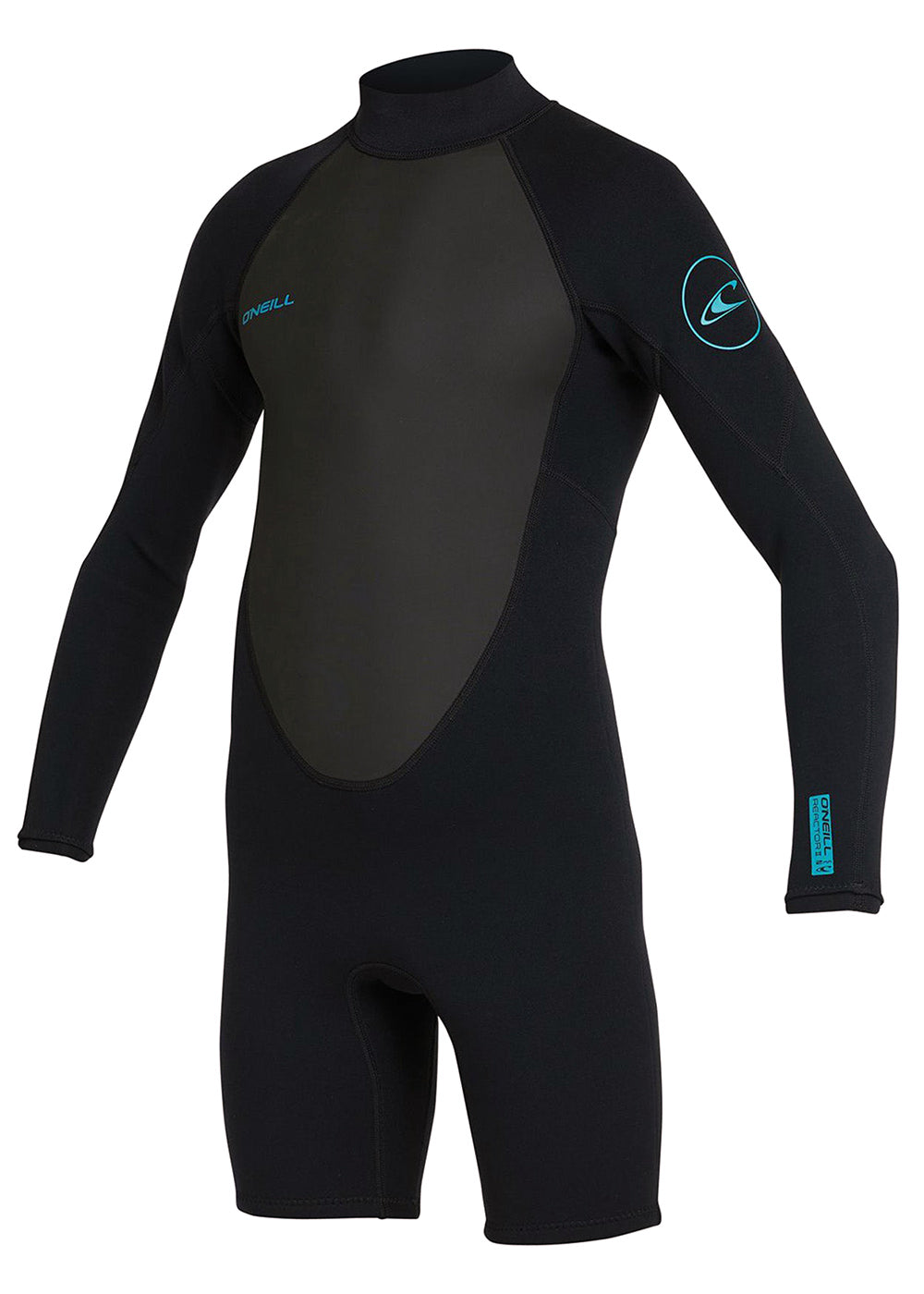 ONeill Boys Reactor 2mm BZ LS Spring Suit Wetsuit 6 / Black