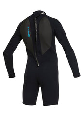 ONeill Boys Reactor 2mm BZ LS Spring Suit Wetsuit 6 / Black