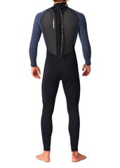 ONeill Mens Reactor BZ 3/2mm Steamer Wetsuit S / Black/Slate