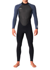 ONeill Mens Reactor BZ 3/2mm Steamer Wetsuit S / Black/Slate