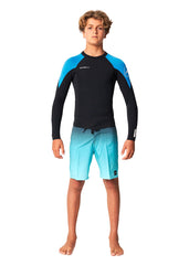 ONeill Boys Reactor 1.5mm LS Wetsuit Jacket 8 / Black/Blue