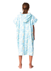 ONeill Girls Bahia Hooded Towel OS / Blue