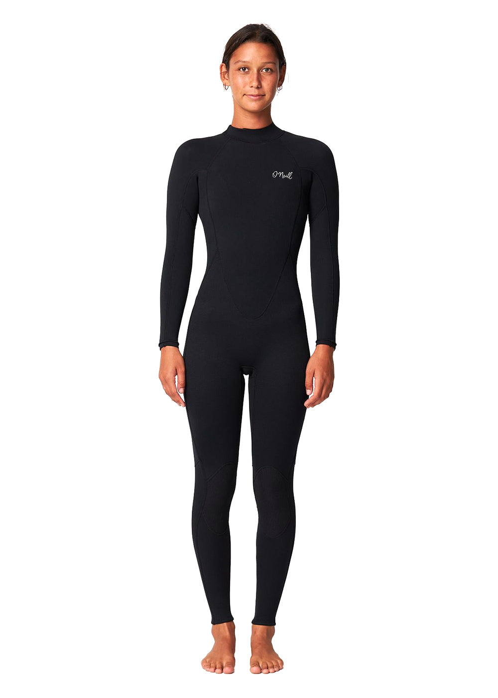 ONeill Womens Reactor BZ 3/2mm Steamer Wetsuit 4 / Black