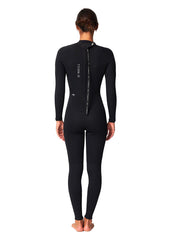 ONeill Womens Reactor BZ 3/2mm Steamer Wetsuit 4 / Black