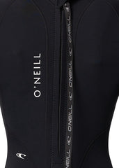 ONeill Womens Reactor BZ 3/2mm Steamer Wetsuit 4 / Black