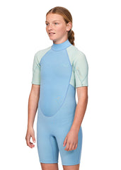 ONeill Girls Reactor 2mm BZ Spring Suit Wetsuit 4 / Blue