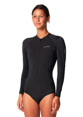 ONeill Womens Bahia 1mm FZ LS Spring Suit 6 / Black