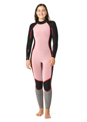 Rip Curl Womens Dawn Patrol 3/2mm BZ Steamer Wetsuit 4 / Black