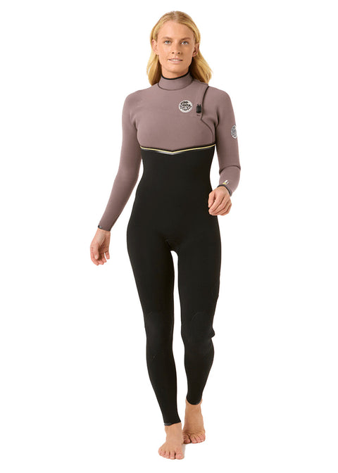 Rip Curl Womens E-Bomb ZF 3/2mm GBS Steamer Wetsuit