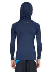 ONeill Boys Trvlr UV LS Lycra Hooded Rashie