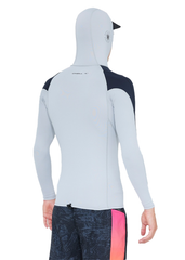 ONeill Mens Trvlr UV LS Lycra Hooded Rashie