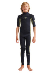 Billabong Boys Absolute Natural 3/2mm CZ SS Steamer Wetsuit