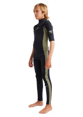 Billabong Boys Absolute Natural 3/2mm CZ SS Steamer Wetsuit