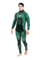 Adreno Mens Abrolhos 3.5mm Two Piece Wetsuit, Diving Gloves, Diving Socks - Package