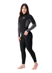 Adreno Womens Surge 3/2mm Back Zip Steamer Wetsuit