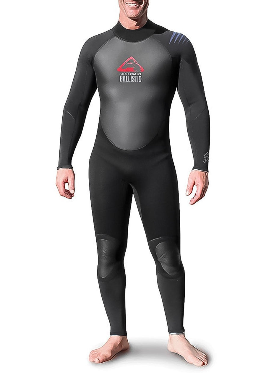 Adrenalin Mens Ballistic Batwing 3/2mm Steamer Wetsuit