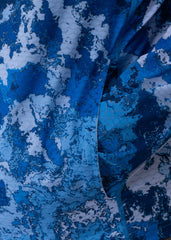 Adreno Hooded Boat Shirt - Blue Camo