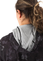 Adreno Hooded Boat Shirt - Dark Grey Camo