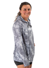 Adreno Hooded Boat Shirt - Light Grey Camo