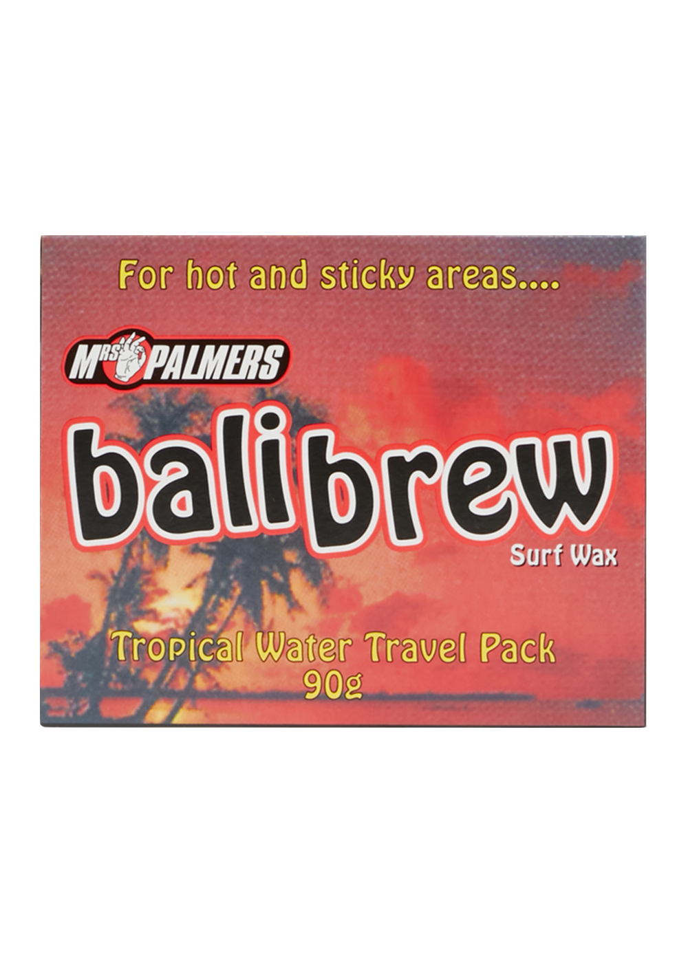 Mrs Palmers Bali Brew Surfboard Wax Tropical