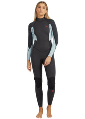 Billabong Womens 302 Launch Back Zip Steamer Wetsuit