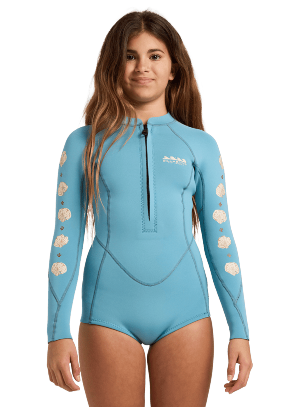 Billabong Girls Salty Dayz 2mm FZ LS Spring Suit Wetsuit