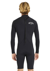 Billabong Mens Foil 2mm BZ FL LS Spring Suit Wetsuit