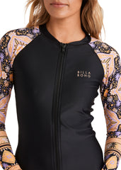 Billabong Womens Lycra Zipper LS Rashie