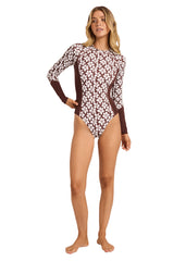 Billabong Womens Playa Sol LS Full Piece Swimsuit