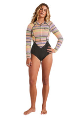 Billabong Womens Salty Dayz 2mm FZ LS Spingsuit Wetsuit