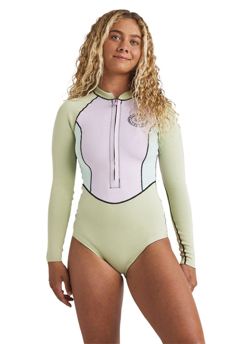 Billabong Womens Salty Dayz 2mm FZ LS Spingsuit Wetsuit