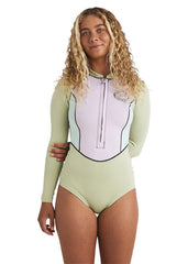 Billabong Womens Salty Dayz 2mm FZ LS Spingsuit Wetsuit
