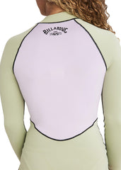Billabong Womens Salty Dayz 2mm FZ LS Spingsuit Wetsuit
