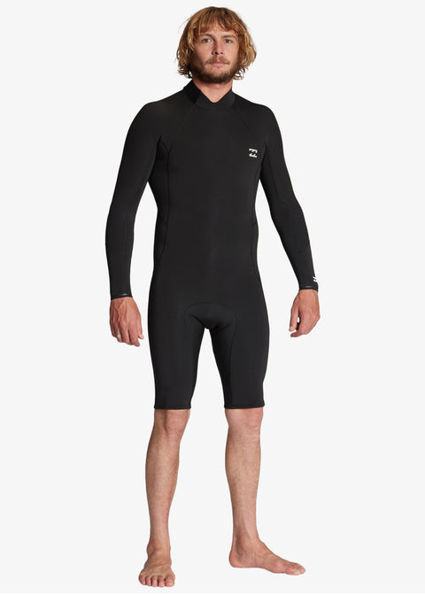 Billabong Mens 2mm Absolute Back Zip Long Sleeve Springsuit