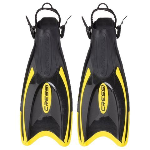 Cressi Palau Black/Yellow Adjustable Fins