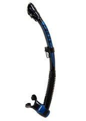 Cressi Itaca Ultra Dry Snorkel - Black/Blue