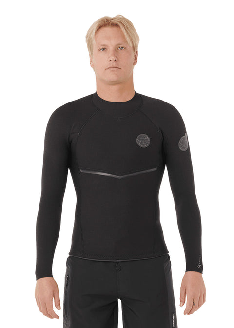 Rip Curl Mens E-Bomb 1.5mm LS Wetsuit Jacket