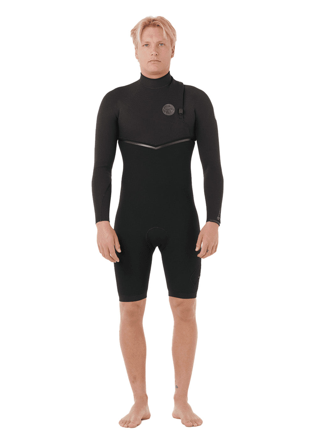 Rip Curl Mens E-Bomb 2mm Zipperless LS Spring Suit Wetsuit