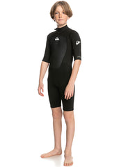 Quiksilver 2mm Prologue Boys Back Zip Spring Suit Wetsuit