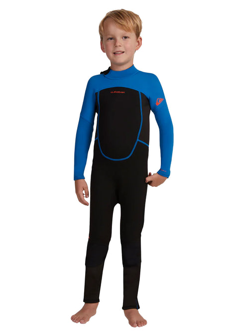 Quiksilver Kids Prologue 3/2mm FL Back Zip Steamer Wetsuit Black