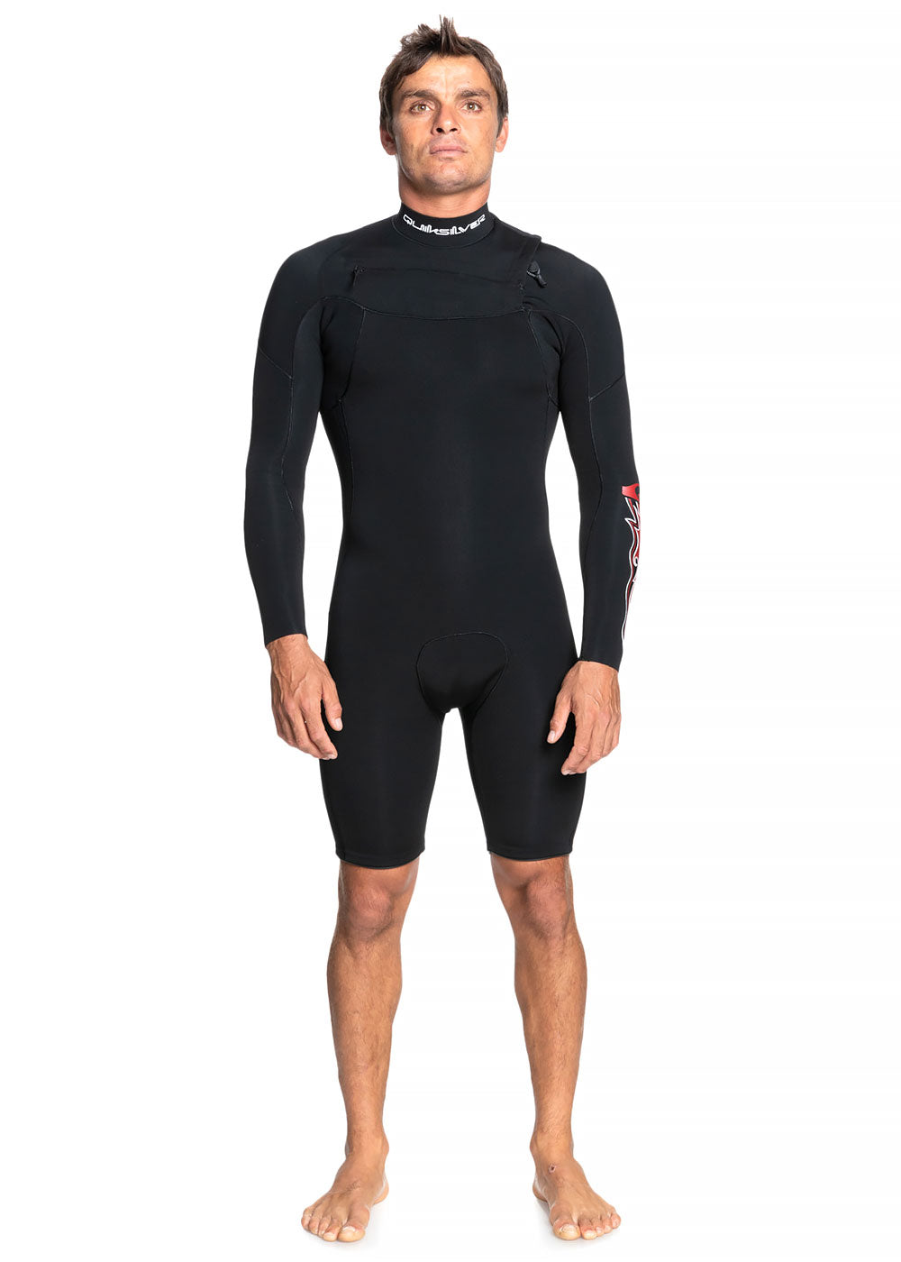 Quiksilver Mens 2/2mm Capsule Sessions Long Sleeve Chest Zip Spring Suit