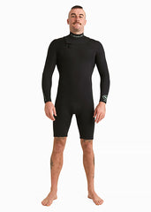 Quiksilver Mens Everyday Sessions Mw 2mm Long Sleeve Chest Zip Steamer Wetsuit