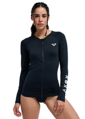 Roxy Womens Essentials Lycra Zipper LS Rashie