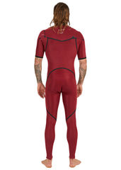 Quiksilver Mens Everyday Sessions MW 2/2mm Short Sleeve Chest Zip Steamer Wetsuit
