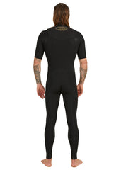 Quiksilver Mens Everyday Sessions MW 2/2mm Short Sleeve Chest Zip Steamer Wetsuit