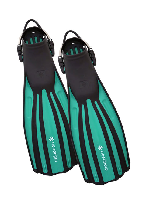 Ocean Pro Avoca Open Heel Fin - Teal