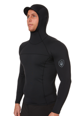 FK Mens 1mm Neo Lycra Hooded Wetsuit Jacket