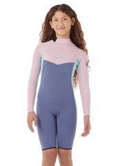 Rip Curl Girls Dawn Patrol 2mm BZ LS Spring Suit Wetsuit