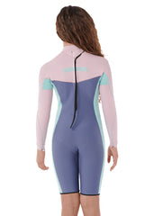 Rip Curl Girls Dawn Patrol 2mm BZ LS Spring Suit Wetsuit